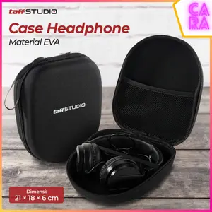 Tas Tempat Penyimpanan Headphone Hard Case Headset Universal Carrying Storage Case EVA - B-15