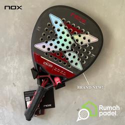 Nox ML10 Shotgun 18K – Pelle De Padel Carbone 18 Carats, Noyau EVA HR3 Noir, Design Diamond, Collaboration Lamperti