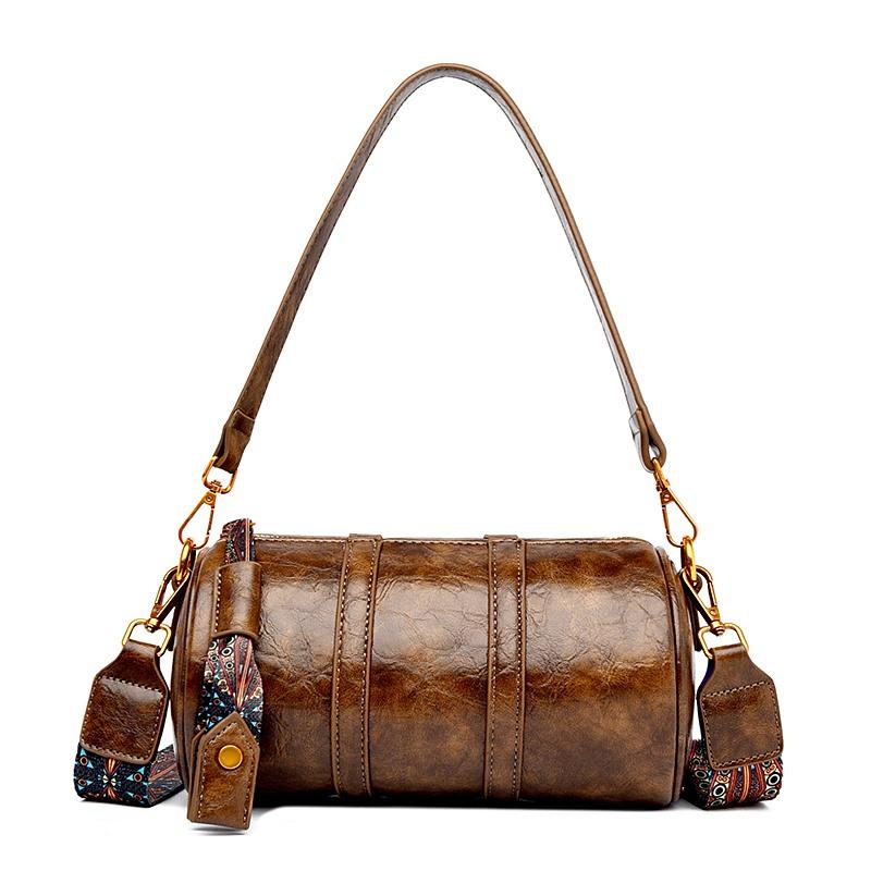 Tas Wanita Retro Baru 2025 Tas Bahu Serbaguna Desain Ceruk Kelas Atas Tas Silinder Mewah Ringan Multifungsi untuk Berbagai Kegunaan Tas Wanita Retro Baru 2025 Tas Bahu Serbaguna Desain Ceruk Kelas Atas Tas Silinder Mewah Ringan Multifungsi untuk Berbagai Kegunaan