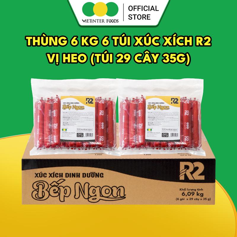 Thùng 6 Túi Xúc Xích Dinh Dưỡng R2 Vietinter Foods