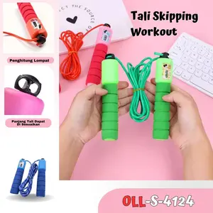 【COD】Tali Skipping Digital Workout Lompat Tali Alat Olahraga Outdoor Indoor OLL-S4124