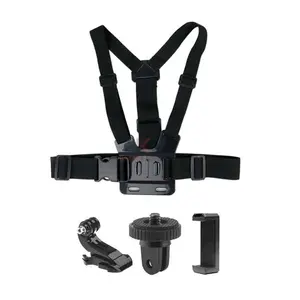Chest Strap Hp evogrip AK10 Holder tali dada Handphone GO PRO HERO Action Cam POV Clip Clamp di badan tubuh Body Mount Vlog
