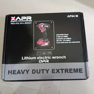 APR Impact Wrench Type AP84M 380Nm up to 550NM Baterai LXT 10 Cell Standart Fullset Accesoris Brushless Racing 3500 RPM 2 Mode Pengencangan Profesional
