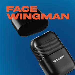 BOLSY | Face Wingman Portable Mini Shaver | Alat Cukur Kumis Jenggot Elektric Waterproof
