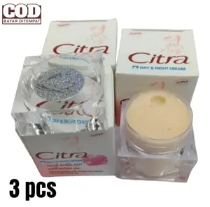 3 PCS - CREAM CITRA SUPER / CREAM SIANG MLAM Pencerah Wajah