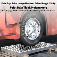 Gambar Troli / Handtruck Lipat - Roda Silent (Sunyi), Material Besi Kuat, untuk Angkut Barang Berat di Gudang & Rumah - 700KG Perak 60*40CM, Tidak ada garansi dari nanwei.id Kab. Tangerang 3 Tokopedia