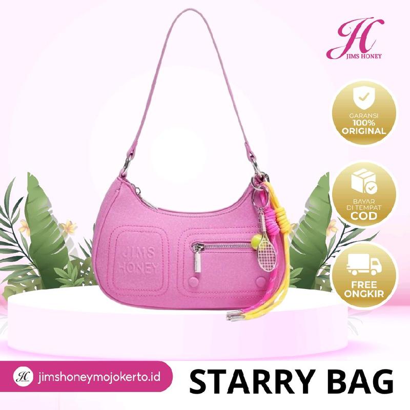 JIMS HONEY STARRY SLING BAG TAS SELEMPANG BAHU JINJING WANITA KULIT CEWEK 1