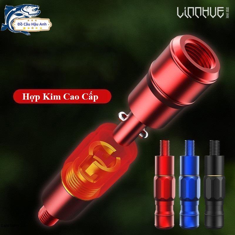  Đầu Nối Cán Vợt Tốc Độ Khớp Nối Vợt Cá Mở Rộng Gắn và Gỡ Mặt Vợt Nhanh Chóng Chất Liệu Hợp Kim Cao Cấp DCC5 Fishing Đi Câu Bắt Cá Câu Cá 