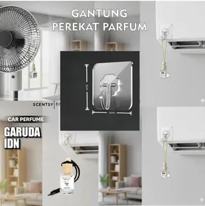 Gantungan Perekat Kuat 1 bag Bisa Untuk Parfum Tahan Berat Universal Tidak Merusak Dinding Untuk Kamar Mandi Dapur Pintu dan Lemari