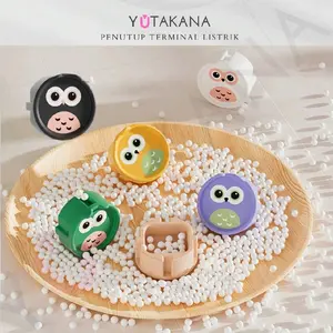 YT Penutup Lubang Colokan Listrik / Plug Silikon model Burung Hantu  Pengaman Bayi