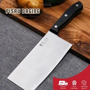 SENARA Living Pisau Pemotong Daging | Pisau Dapur Stainless Pisau Daging Tajam Cepat