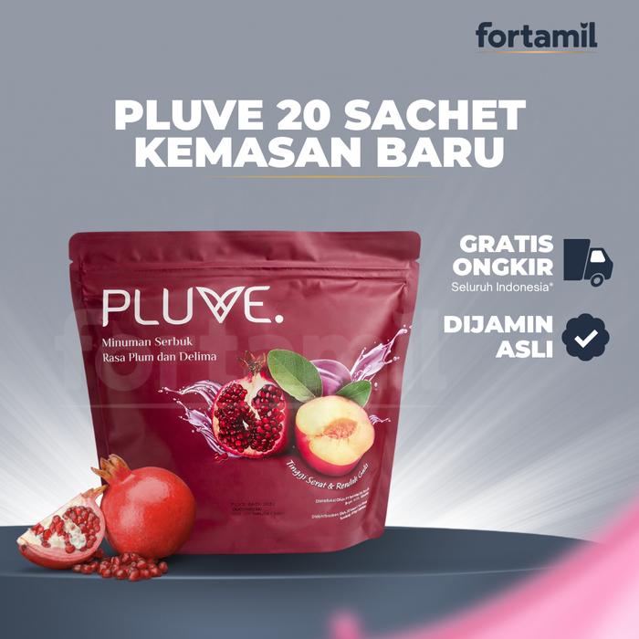 Gambar Pluve Fiber Drink With Collagen Pelangsing Diet Detox 1Box  20 Sachet - 1 box 20 sachet dari Fortamil Kota Bekasi Tokopedia