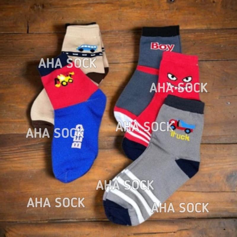 Product Introduction of Paket [12 Pasang] Kaos Kaki Cowok Cewek Motif Gambar Dino Mobil Mobilan Karakter Anak Anak 1 - 8 Tahun Bahan Spandex Poliester | Kaus Kaki Fashion Sock Anak Laki Laki Perempuan 44