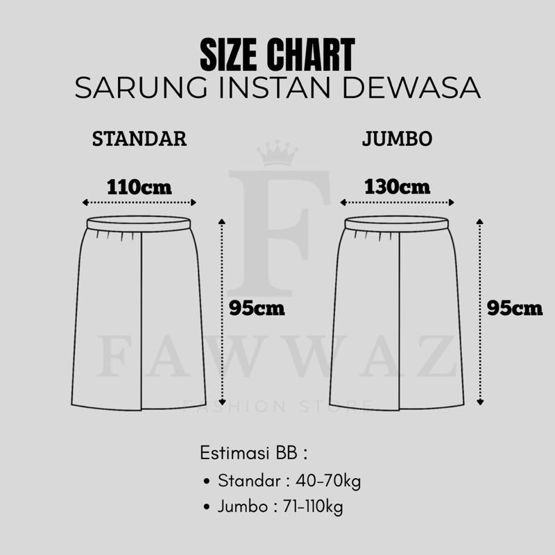 Sarung Instan Saku Dan Tali Pinggang Dewasa Pria Muslim Nyaman Motif Hitam Bahan Katun Poli Premium Full Desain Modern Praktis Dilengkapi Saku