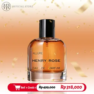 Beli 1 gratis 1-Henry Rose Allure Extrait Wanita 50ML / Nota Apel Segar & Fondasi Hangat