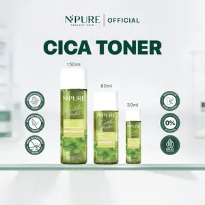 NPURE Cica Acne Clear Hydrating Toner / Anti Acne / Jerawat / Kulit Kemerahan / Beruntusan / Hypoallergenic / Dermatologically Tested / Non Acnegenic / Aman Bumil Busui / HALAL