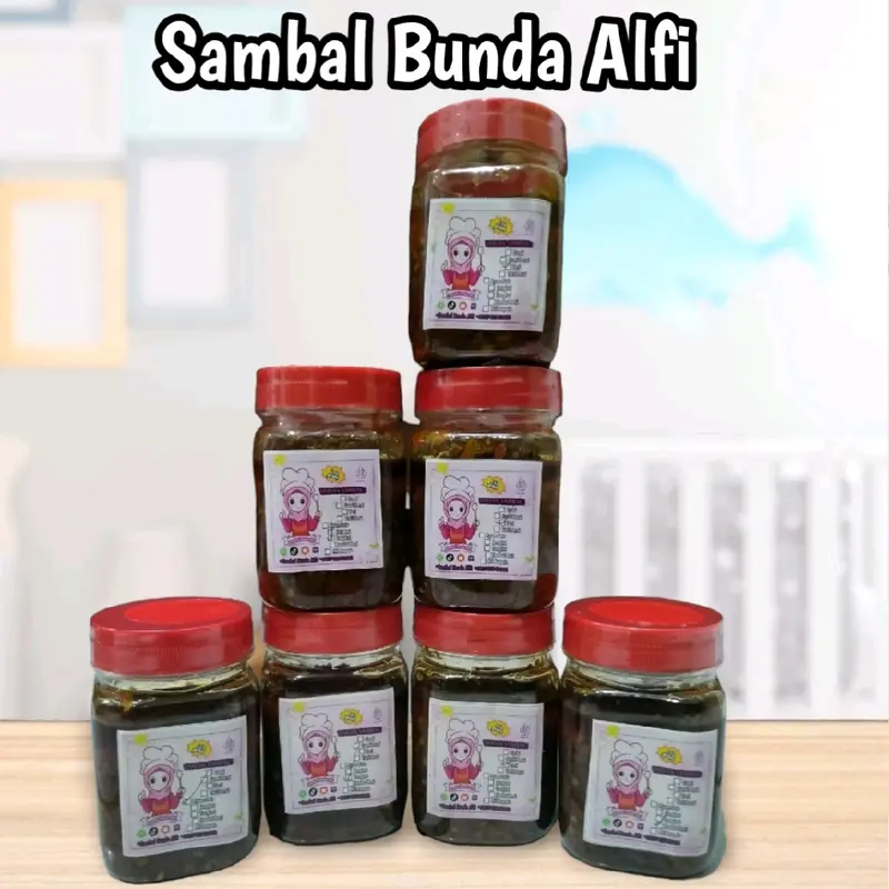 [150 gram] SAMBAL TONGKOL SUWIR BUNDA ALFI Cumi 2