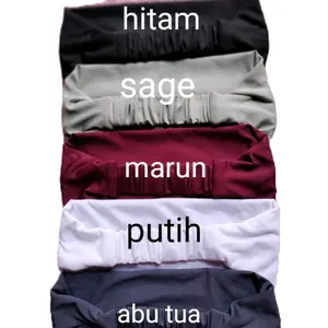 CIPUT KARET BANDANA SPADEK JERSEY DALEMAN HIJAB  Kerudung Dewasa