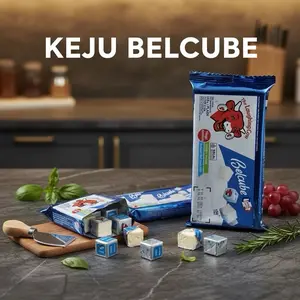 Paket Bundling Keju Belcube dan Bubble wrap atau cup thinwall