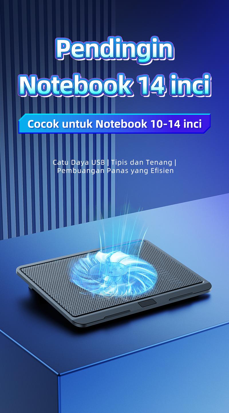YLV Cooling Pad RGB Light Laptop Kipas Laptop Cooling Pad Pendingin Laptop Silent - M19 For Gaming Laptops Computer 10-14 Inci. YLV Cooling Pad RGB Light Laptop Kipas Laptop Cooling Pad Pendingin Laptop Silent - M19 For Gaming Laptops Computer 10-14 Inci.