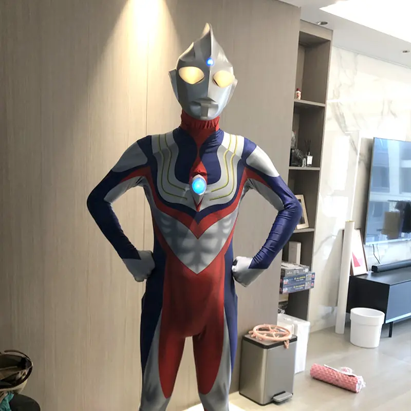 Ultraman Tiga Chest Light Timer / Color Timer Dengan Suara dan Lampu 8