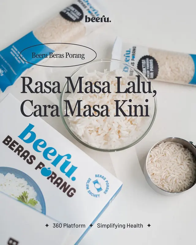 Beeru BERAS PORANG 7 Sachet (1 Saset isi 40gr) Low Kalori Rendah Gula Praktis Tinggal Seduh 5