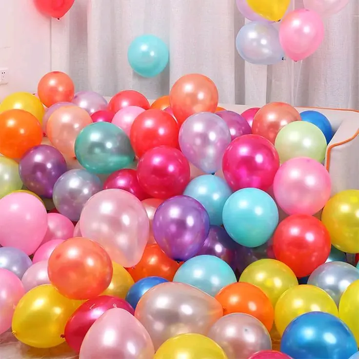 Balon Metalik Ukuran 12 Inch Perpack isi 25 pcs