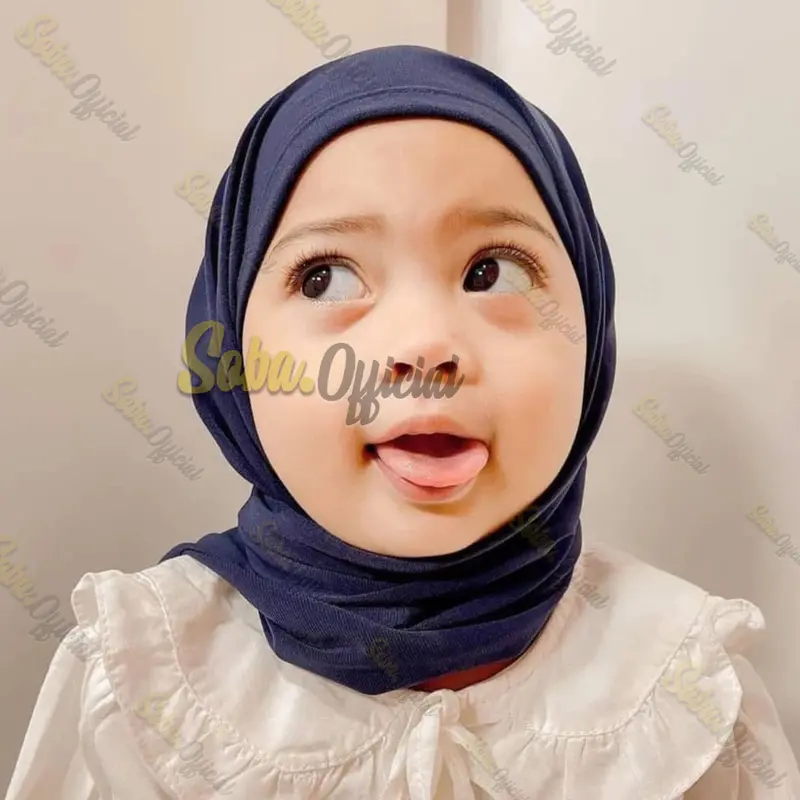 SOBAA HIJAB - Jilbab Segitiga Instan Anak Spandex Jersey Premium Umur 0-4 Tahun 2