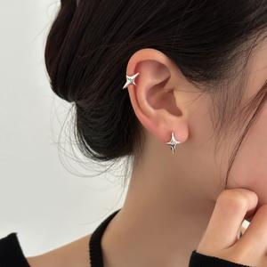 EAR PART NER-スタースタッドイヤリング、女性のニッチな素敵なデザイン、ハイエンドのイヤーボーンスタッドイヤリング、男性用イヤーバックル、イヤリング、イヤリング、夏（eh-246 9）
