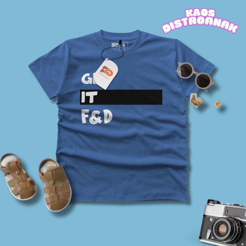 Baju Kaos Distro Anak Santai Bahan Katun 30s Usia 4-12 Tahun Cotton Laki-Laki Perempuan Motif Fashion atasan 6-7 tahun - Premium Cotton 30S 4