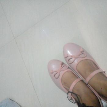 Product Review of ZEMORA Mouri Bow Sepatu Flat Shoes Wanita from R**💞 1