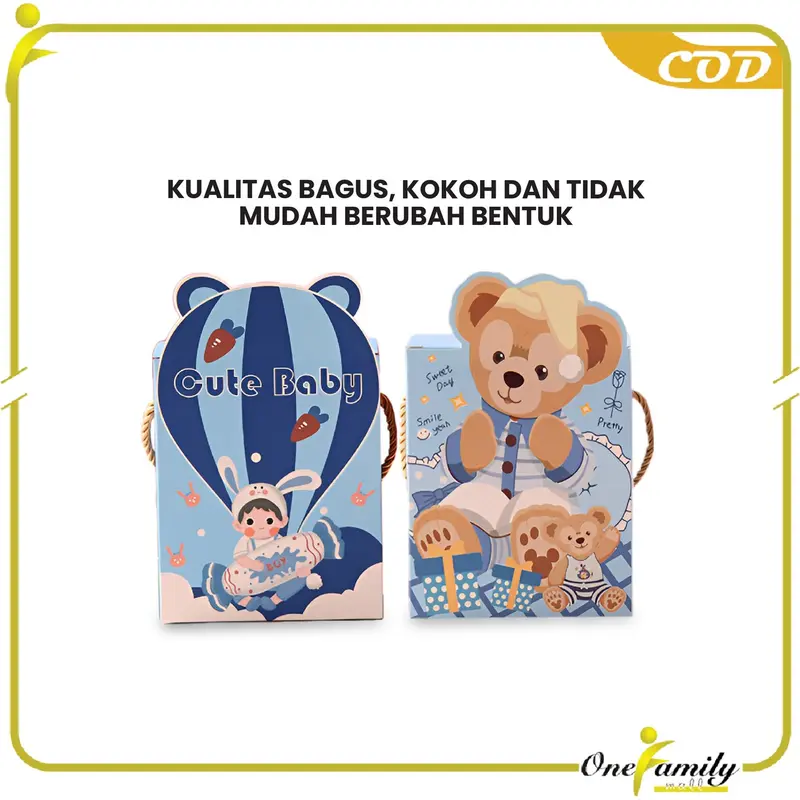 [COD] OFM C1057 Goodie Bag Ulang Tahun Anak Motif Balon Tas Bingkisan Birthday Kartun Lucu 7