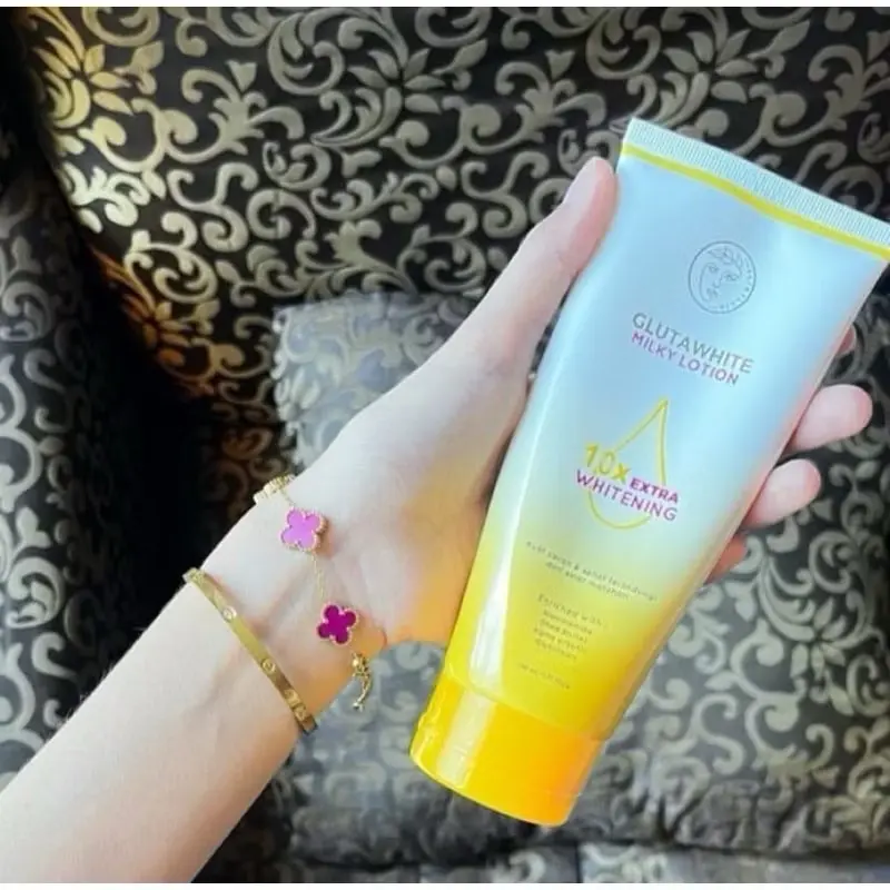SKINFLAIR GLUTAWHITE MILKY LOTION 150ml LOTION HB SKINFLAIR LOTION MILKY BOOSTER TONEUP WHITENING Mencerahkan Tubuh Pencerah Arbutin 2