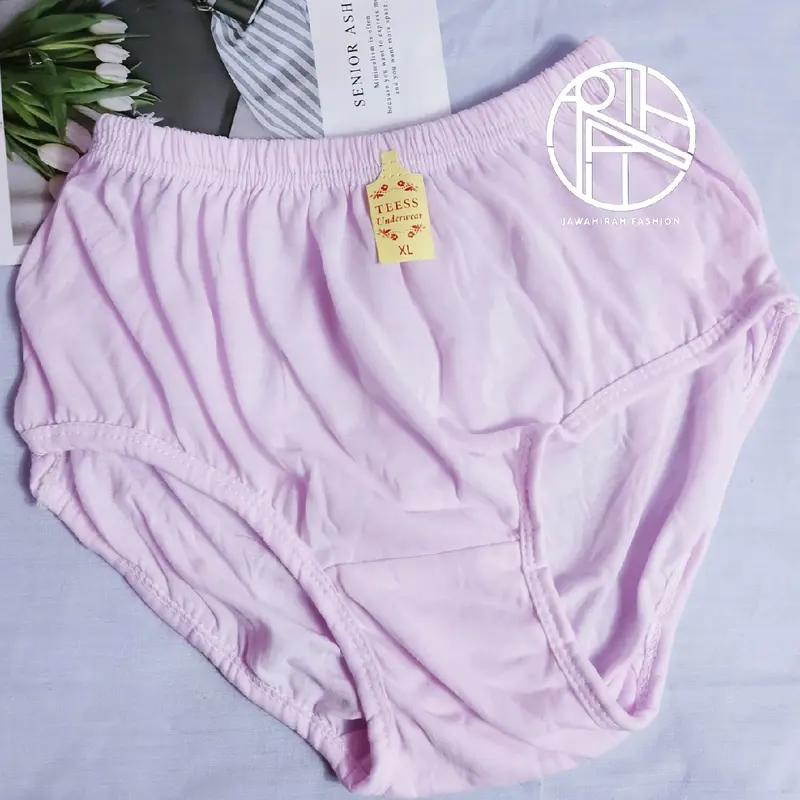 Celana Dalam Cewek Dewasa Jumbo 120Kg Katun High Quality Lembut Celana Bumil Nyaman 6L 5L 4L 3L || Jawahirah fashion 2
