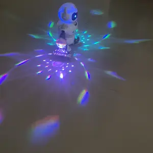 HAPPYTOYS.888 #C55 Mainan Anak Dancing Robot Rotating Robot 360 Berputar Ada Lampu Musik