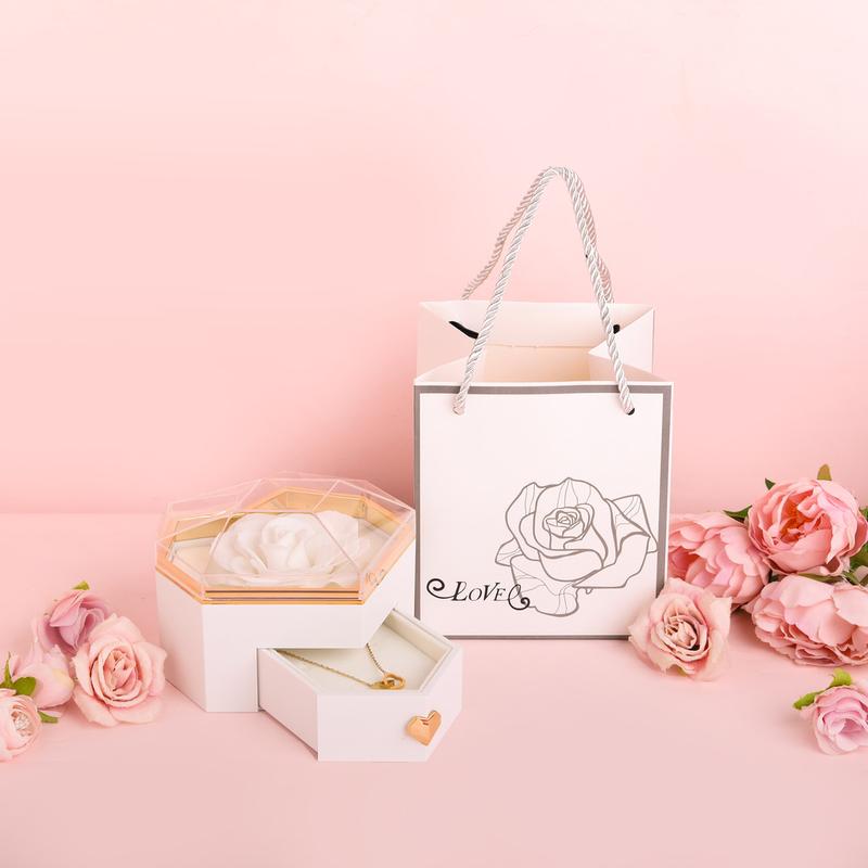 Blooming Heart Jewelry Box - The Beginning - Kado Pasangan Pacar Sahabat Teman Kamu - Anniversary - Ulang Tahun - Birthday - Natal - Valentine 8