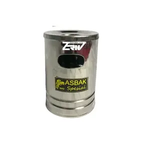 asbak mini ukuran 12×8cm bahan stainless stell
