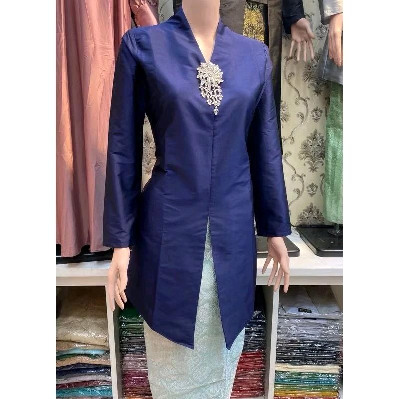 Anisa Kebaya - Setelan Kebaya Tafeta Tunik Melayu / Kebaya Tafeta Busui Jumbo / Kebaya Modern / Kebaya Encim Tafeta 7