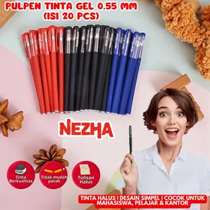Pulpen Tinta Hitam Menulis Menggambar Untuk Kantor Mahasiswa Pelajar  isi 20 Pcs Bisa Cod