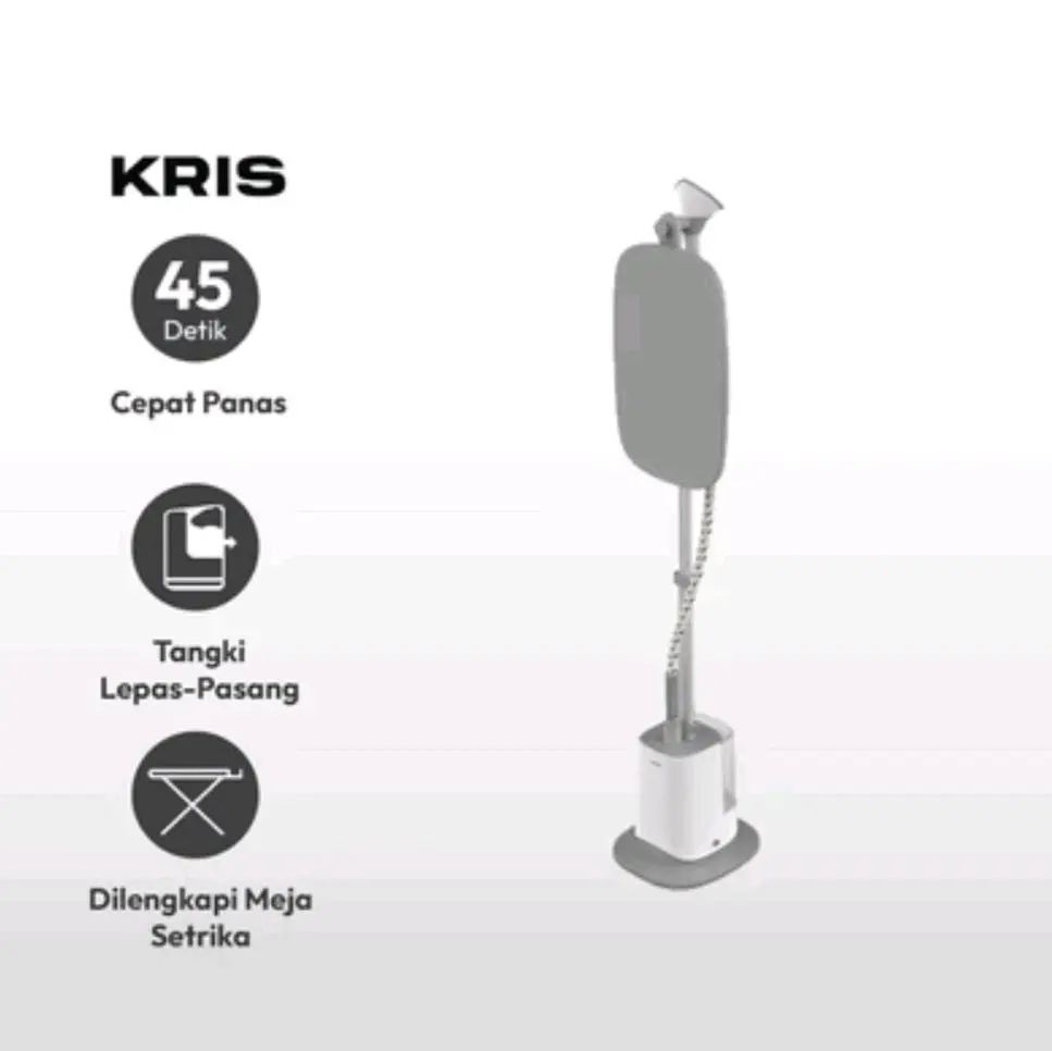 Kris 1.8 Ltr Setrika Uap Dengan Meja Setrika