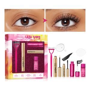 Lakerain Lash Vibes Kit Lash Lifting Serum + Peptide Mascara + Fanning & Curling Mascara + Makeup Remover + Lash-separator