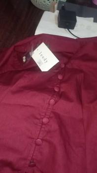 Product Review of TUNIK (VIOR) by Leody || Kode 672 Kemeja Poplin Long Shirt Wanita Panjang from 뷔**🐳 0