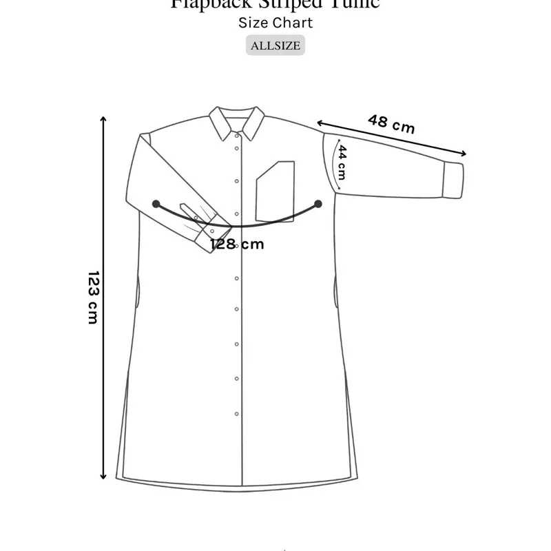 JFW 2025 : Flap Back Stripe Tunic 5