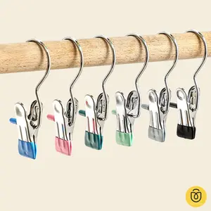 1PC Gantungan Jemuran Mini Warna Warni Hanger Serbaguna Jepitan Kaos Kaki Gantungan Dengan Jepitan HW193