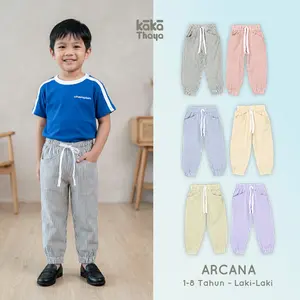 KAKATHAYA Arcana - Celana Panjang Anak Laki Laki Celana Training Anak Celana Jogger Anak 1-8 Tahun