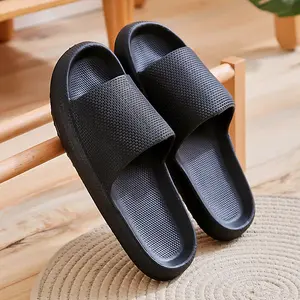 Sandal Slop Karet Pria Wanita Sandal Slop Polos Anti Slip Empuk Tebal & Nyaman Di Gunakan Seharian