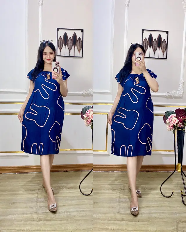 Daster yukensi karet dada-pakaian tidur wanita tanpa lengan motif best seller terbaru piyama  dress baju tidur seserahan daster  remaja daster  wanita pendek 5