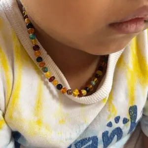 AGL38 Kalung dan Gelang Amber Bayi Tumbuh Gigi Bayi By Carlis Baby.