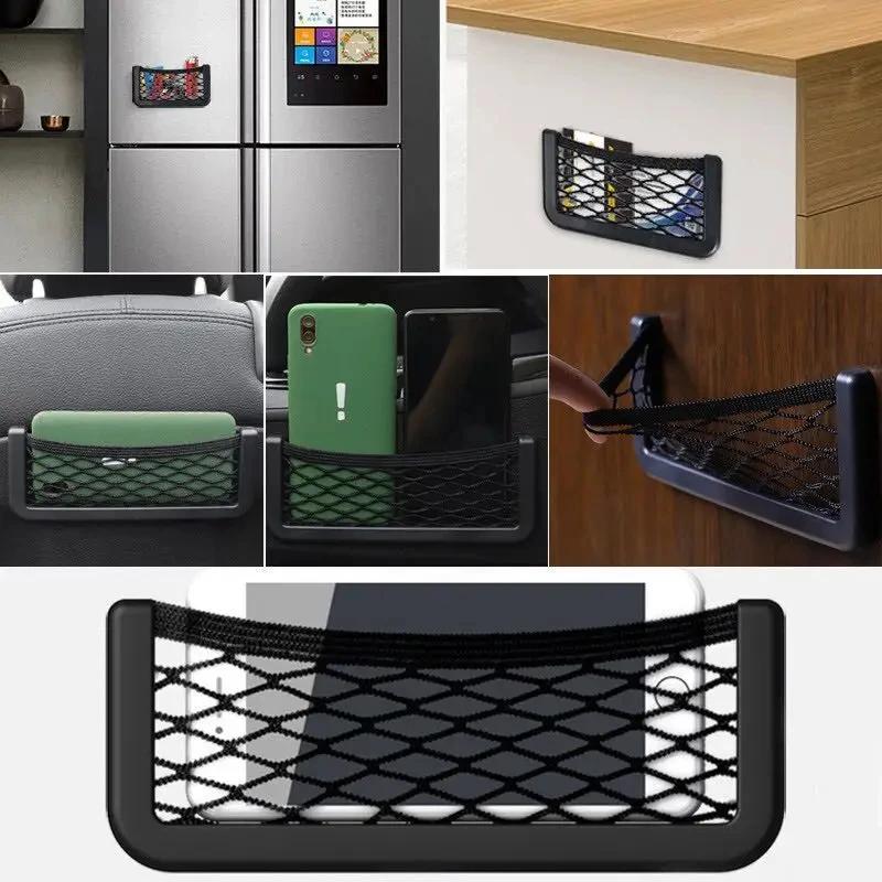 Product Introduction of Car mobile phone bag storage bag Car storage net car storage box Car storage bag supplies 11