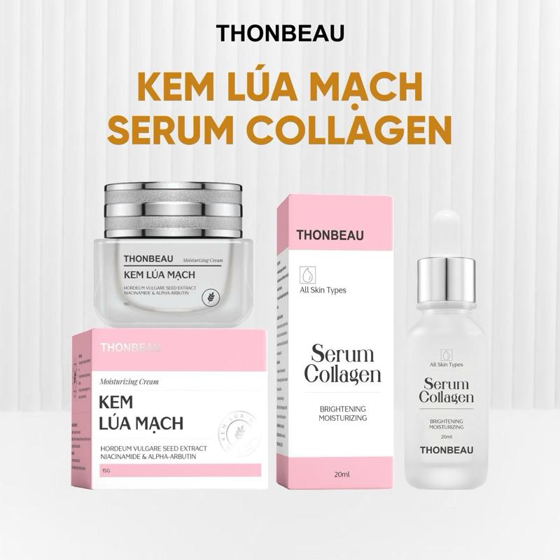  Kem Face Lúa Mạch + Serum Collagen  Lớn  